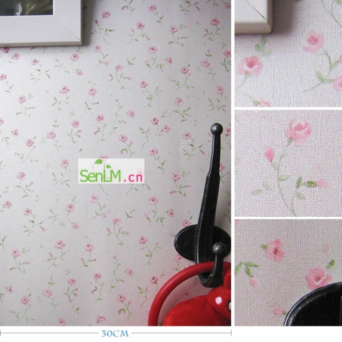 卧室背景墙壁纸效果图 上海别墅墙壁纸专用