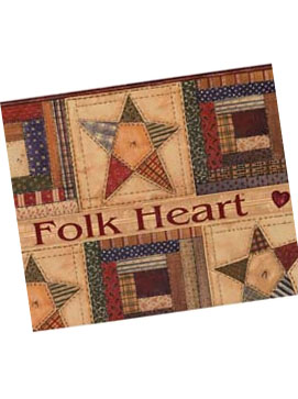 york壁纸 美国品牌墙纸
            版本名称:York Folk Heart