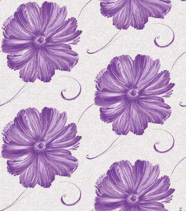 紫色大花ART81221 适合高雅背景墙使用
