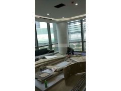 上海陆家嘴办公室圆柱软包完工了,感谢客户的支持和工人们辛苦劳
