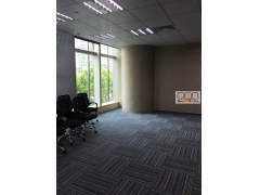 上海浦东陆家嘴未来资产大厦办公室装修用无缝墙纸完工